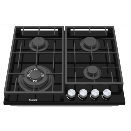 Газовая панель Fabiano FHG 8244 VGHT Black Glass А-7